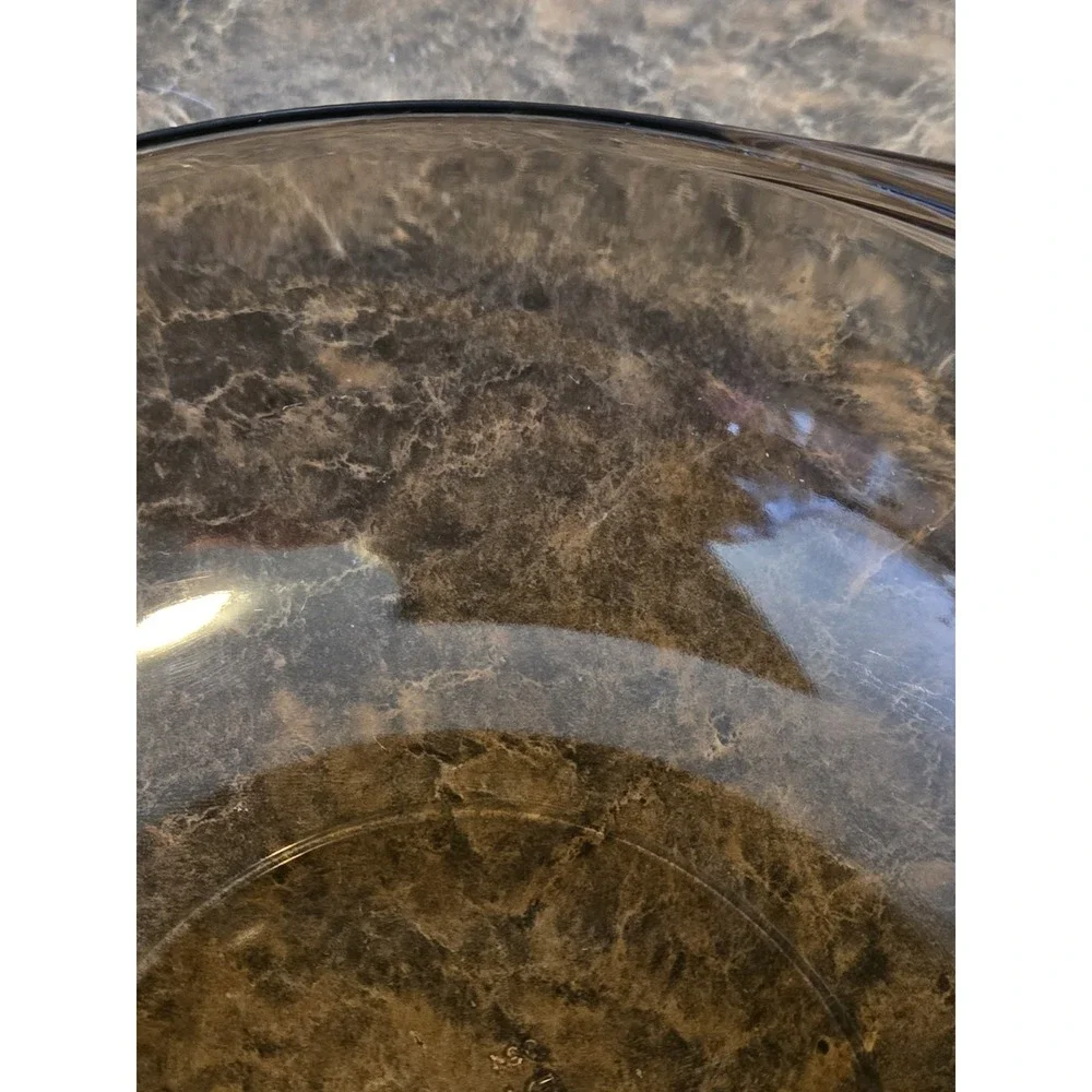 Pyrex Visions Amber Glass 2L Casserole Dish with Lid 024 Round Baking Pan P4